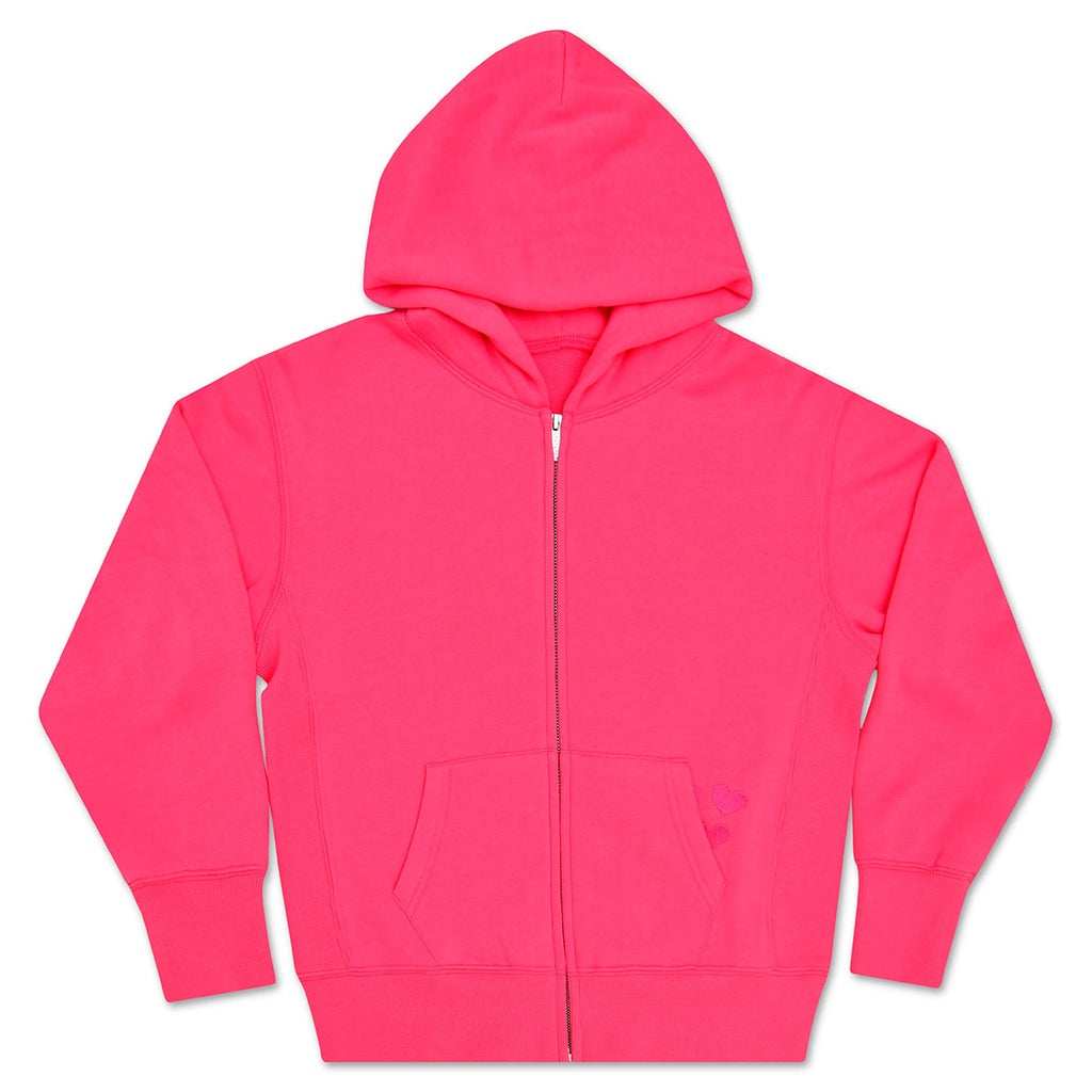 Hot Pink Smile Zip Up