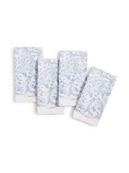 Gilded Cottage Cloth Napkins - Set of 4