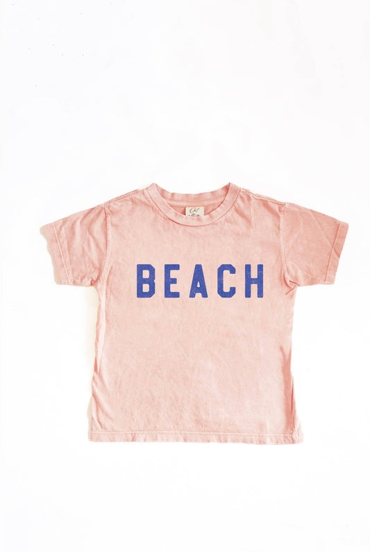 BEACH Toddler Washed Graphic Top