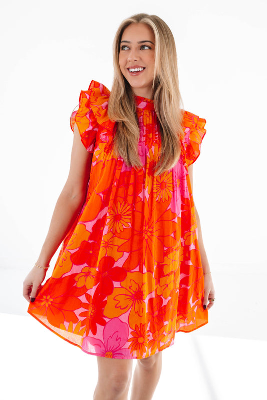 Lizzie Pleated Dress
