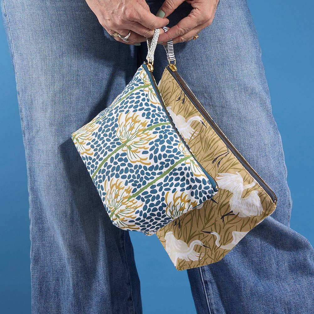 Egret & Reed Essential Canvas Pouch Set of 2