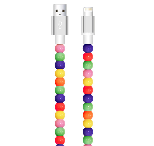 Tech Mod Beads iPhone Cables – Style Meets Function | 4 Ft