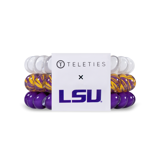 Spiral Hair Coils | Large | LSU Hair Ties