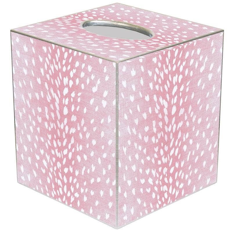 TB9051 Pink Antelope Tissue Box Cover