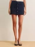 Mila Mini Skirt - Navy Blazer