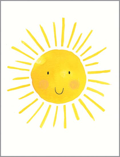 Thinking of You Greeting Card - Smiling Sun