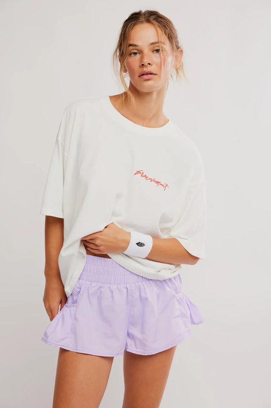 Logo Tackle Tee - Urban White