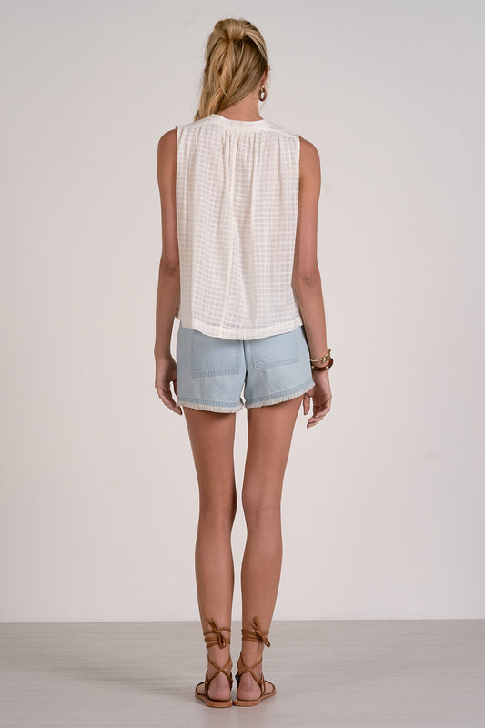 Sleeveless Flowy Top