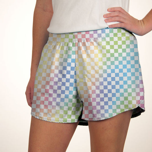 Pastel Check Steph Shorts