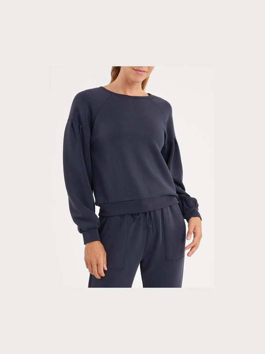 Pleated Pullover - Carbon
