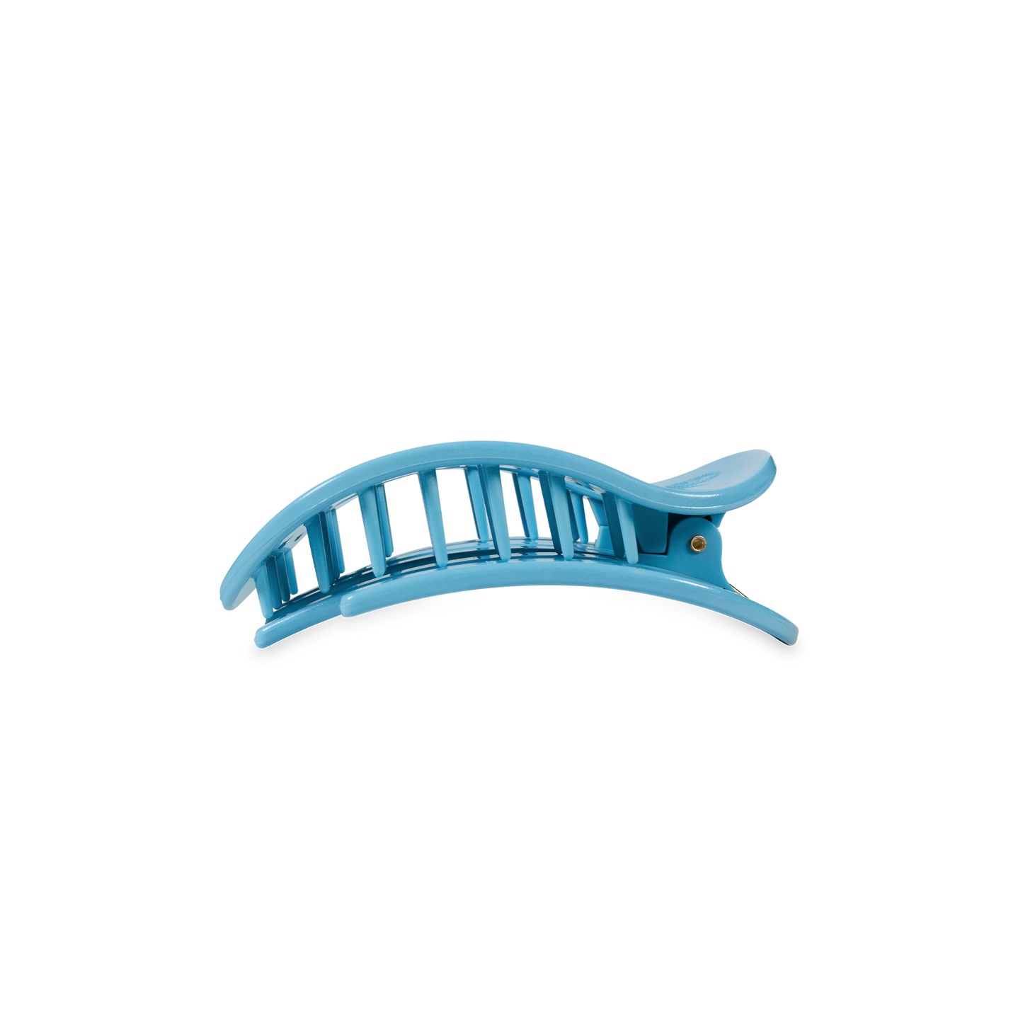 Flat Round Hair Clip | Small | Summer Sky