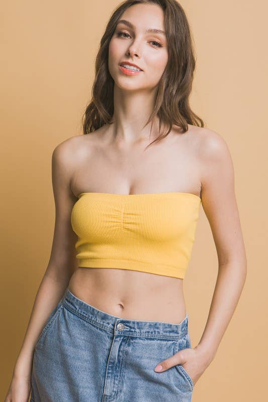 Seamless Crop Tube Top