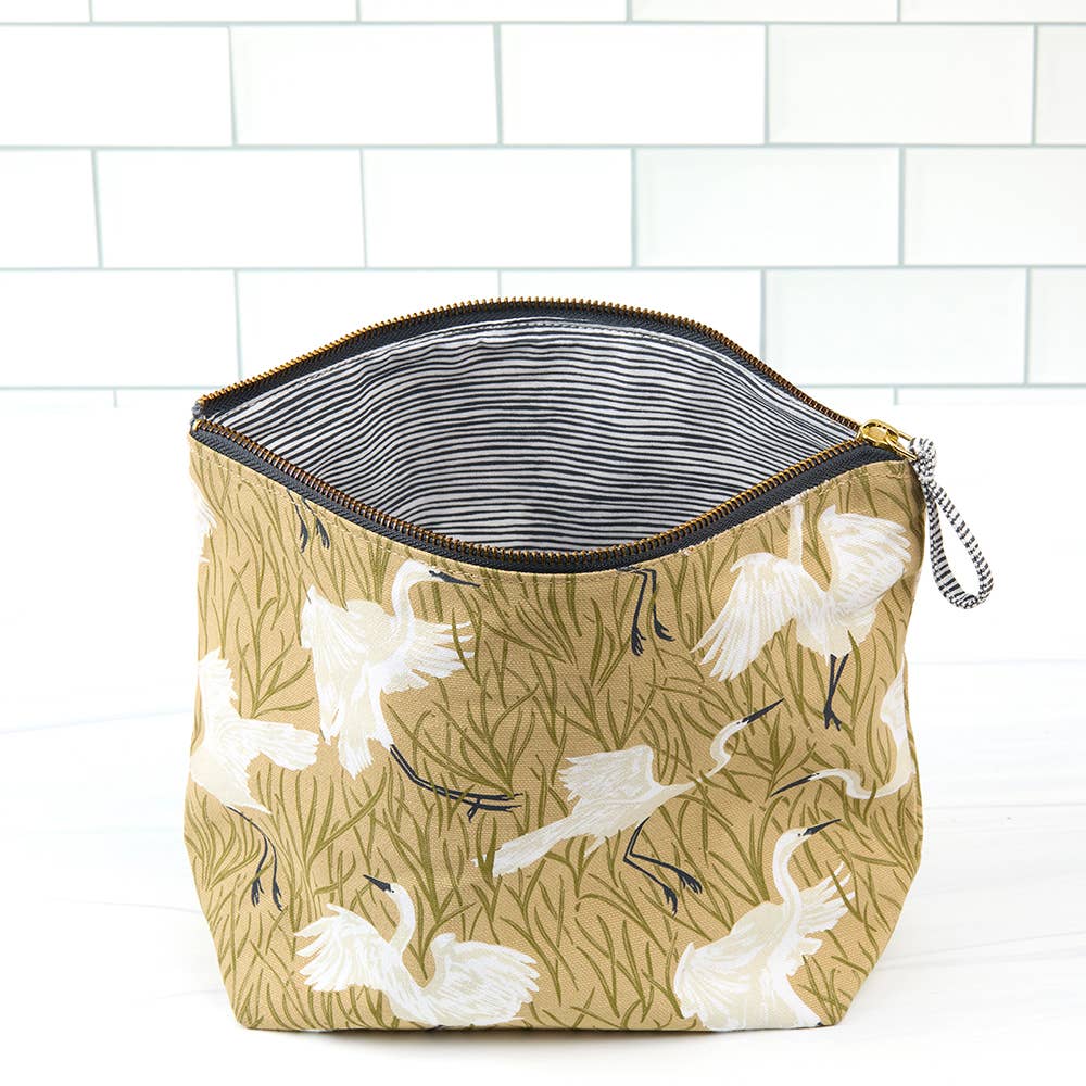 Egret & Reed Essential Canvas Pouch Set of 2