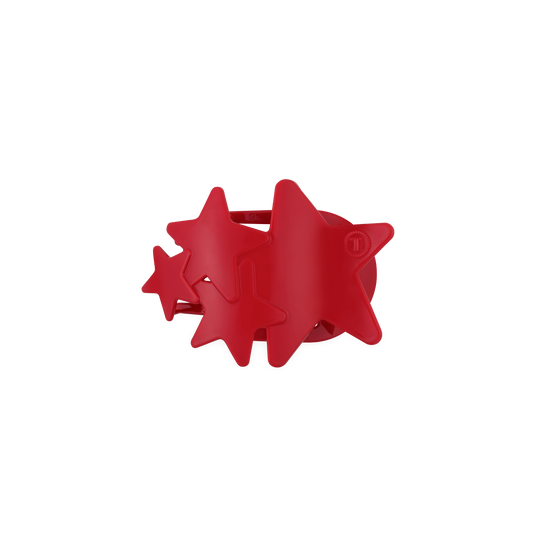 Flat Hair Clip | Small | Red Shooting Star