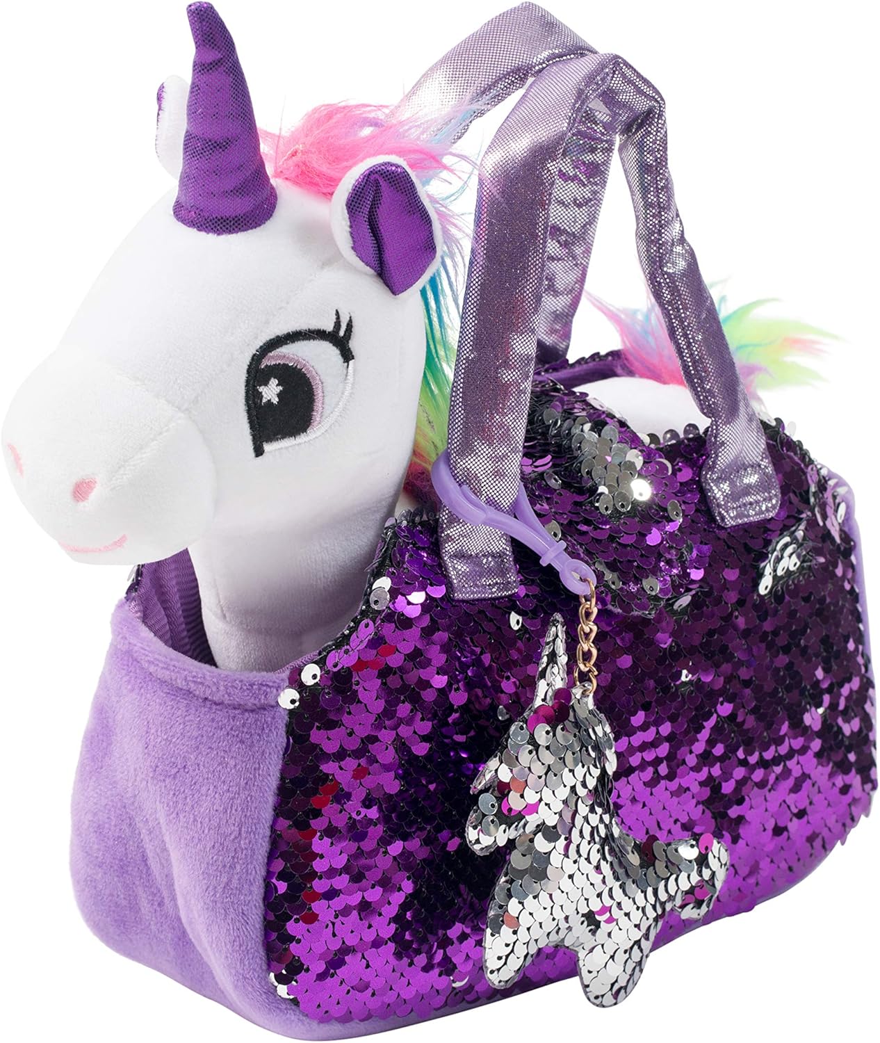 Little Jupiter Plush Pet Set w/Purse - Unicorn Stuffed Animal