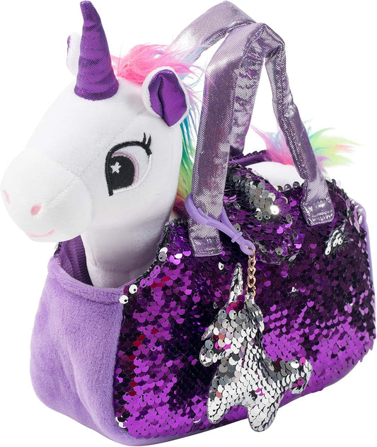 Little Jupiter Plush Pet Set w/Purse - Unicorn Stuffed Animal