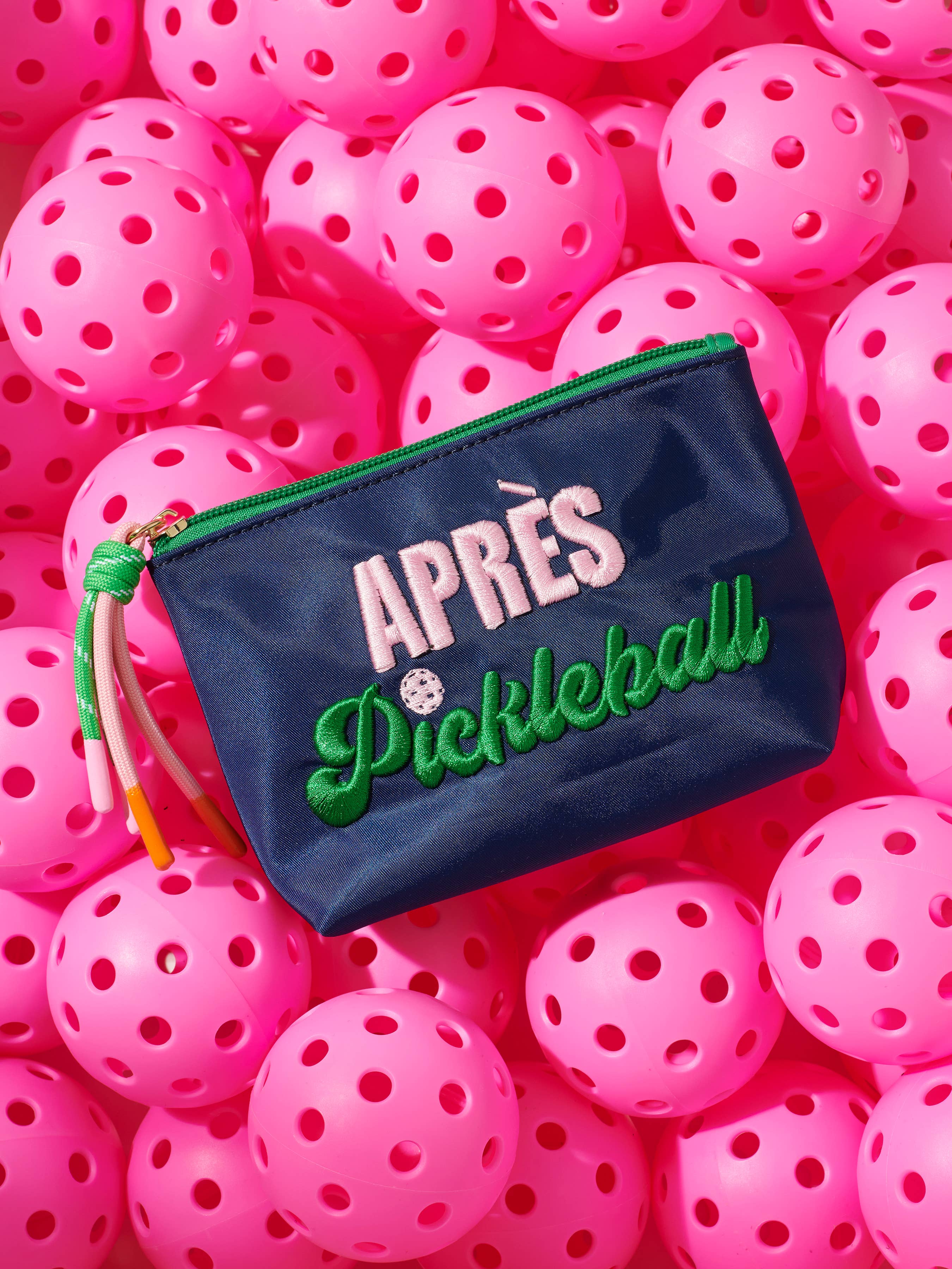 "APRÈS PICKLEBALL" SMALL ZIP POUCH - Thumbnail 3