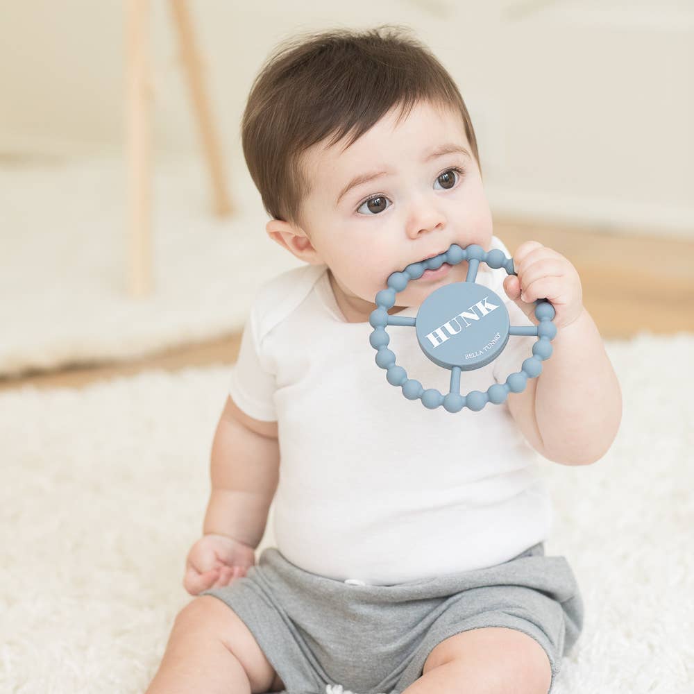 Hunk Blue Happy Teether