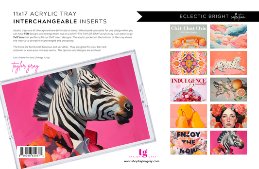 11x17 ECLECTIC BRIGHT insert set of 10