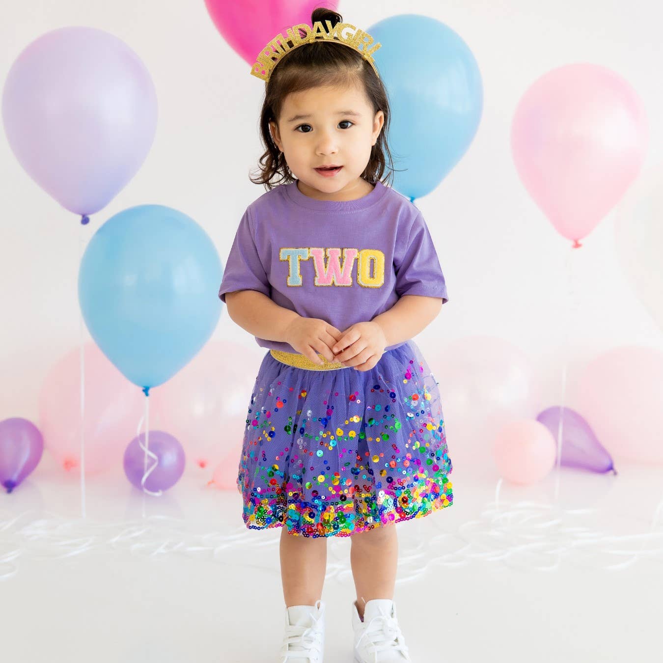 Lavender Confetti Tutu - Dress Up Skirt - Kids Tutu