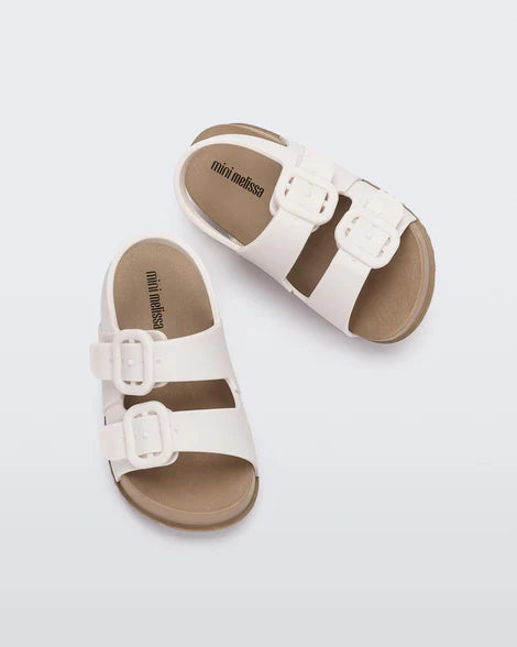 Cozy Baby Sandal - Brown / White