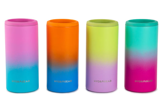 12oz Slim Can Coolie – Assorted Powder Bright Ombre