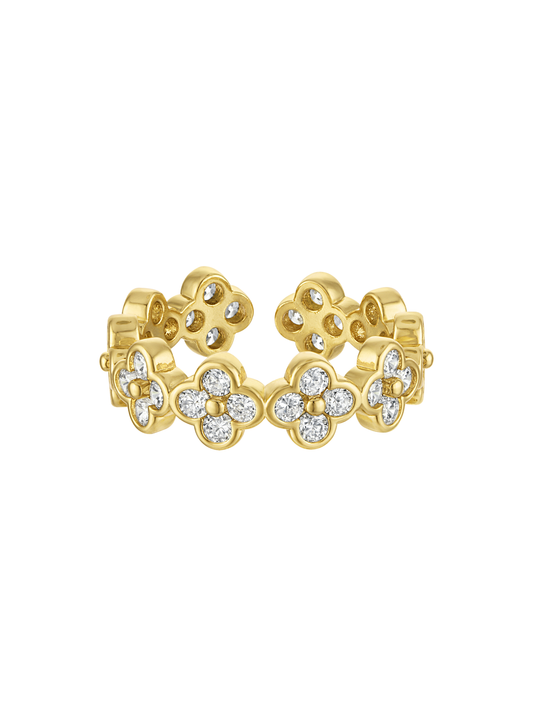 SCARLETTE QUATREFOIL RING