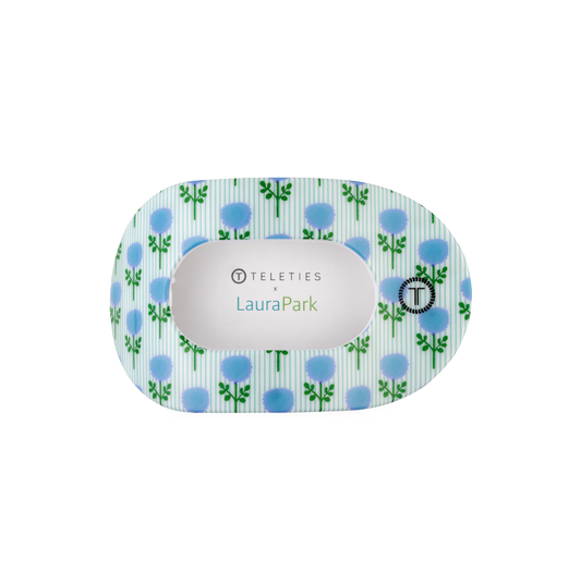 Blue Marigold | Medium | Flat Round Hair Clip