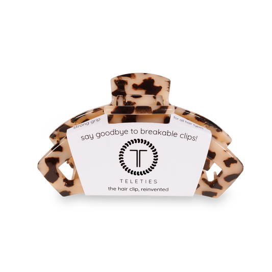 Open Hair Clip | Medium | Blonde Tortoise