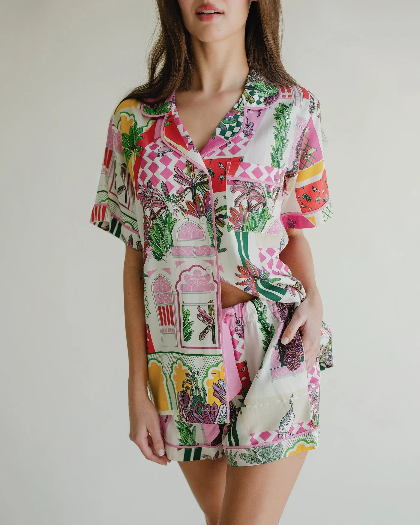 Greco Garden Pajamas