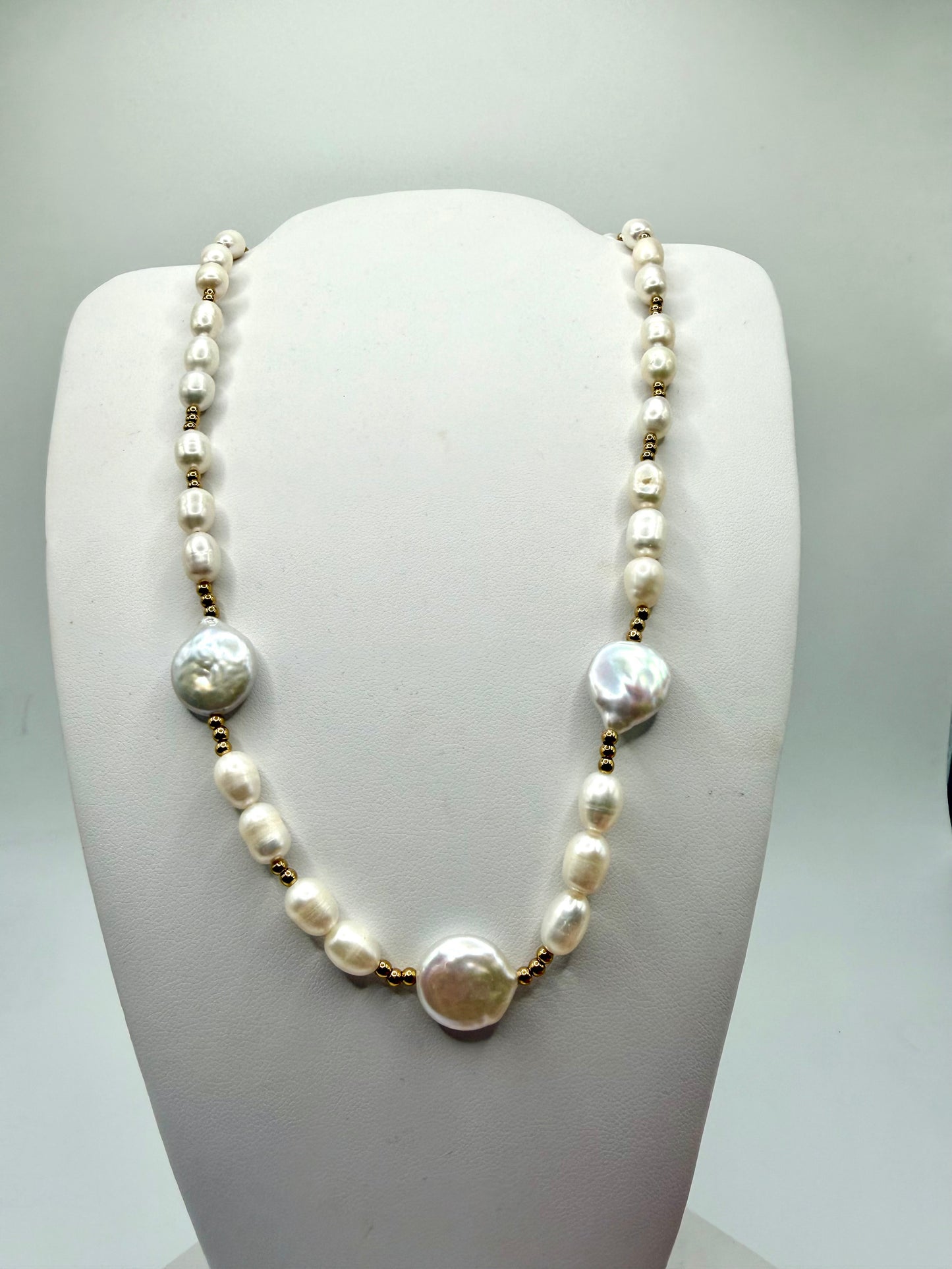 Mixed Natural Pearl Necklace
