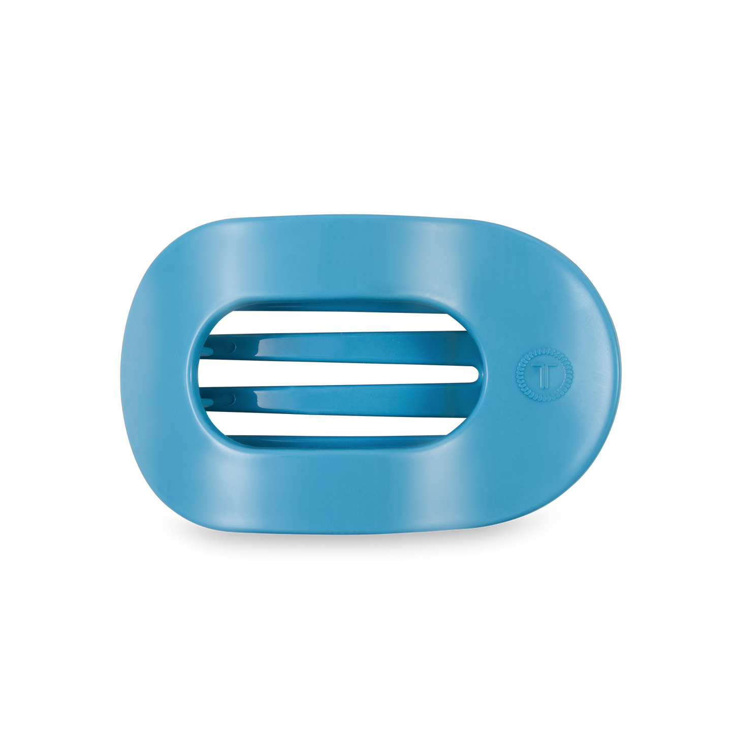 Flat Round Hair Clip | Medium | Summer Sky