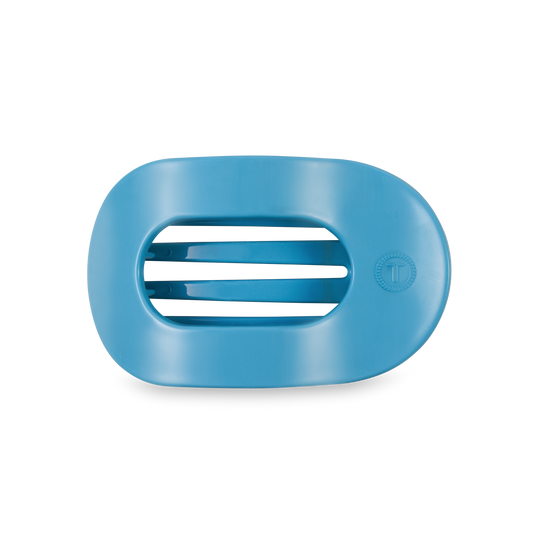 Flat Round Hair Clip | Medium | Summer Sky