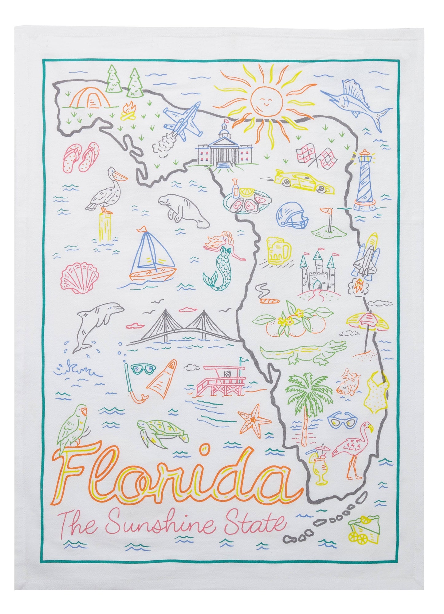 Florida Kitchen Towel