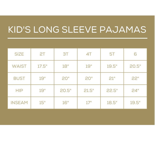 Kid's Whimsical Wonders Long Sleeve Pajamas   White/ Multi   -Asst.