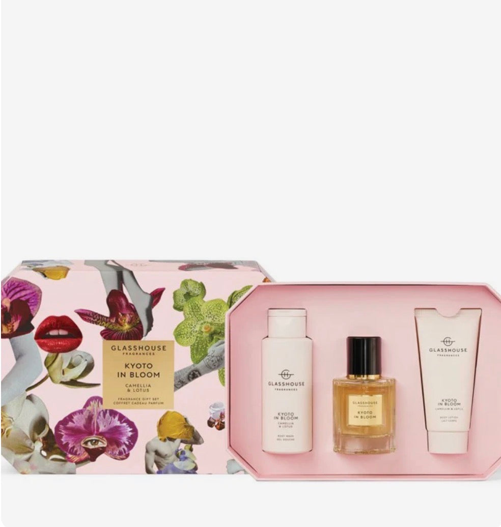 Glasshouse Self Care Bundle Set - Kyoto In Bloom
