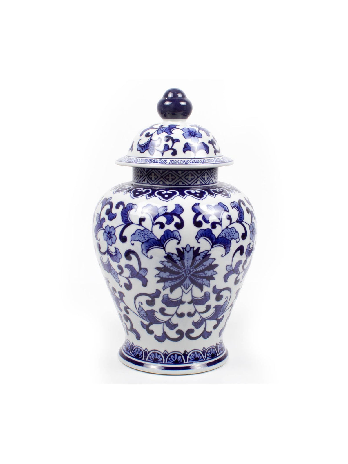 Extra Large Porcelain Chinoiserie Ginger Jar