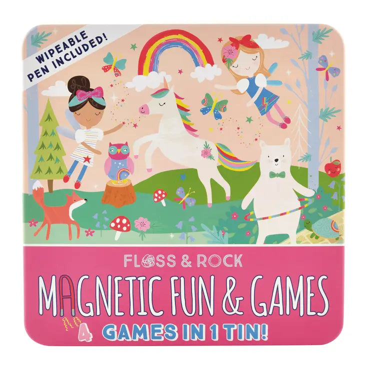 Rainbow Fairy Magnetic Tin Games