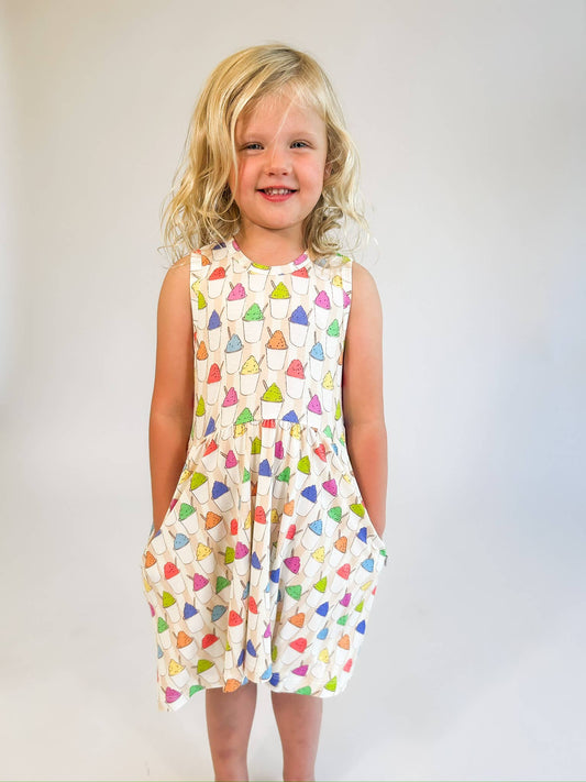 Sno Cones - Sleeveless Pocket Dress