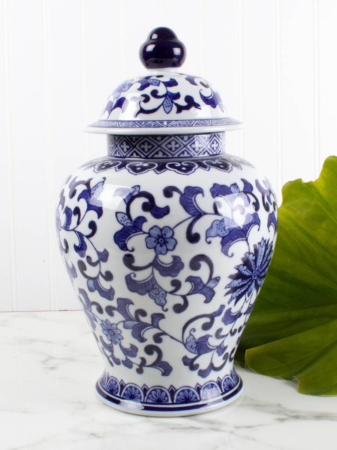 Extra Large Porcelain Chinoiserie Ginger Jar