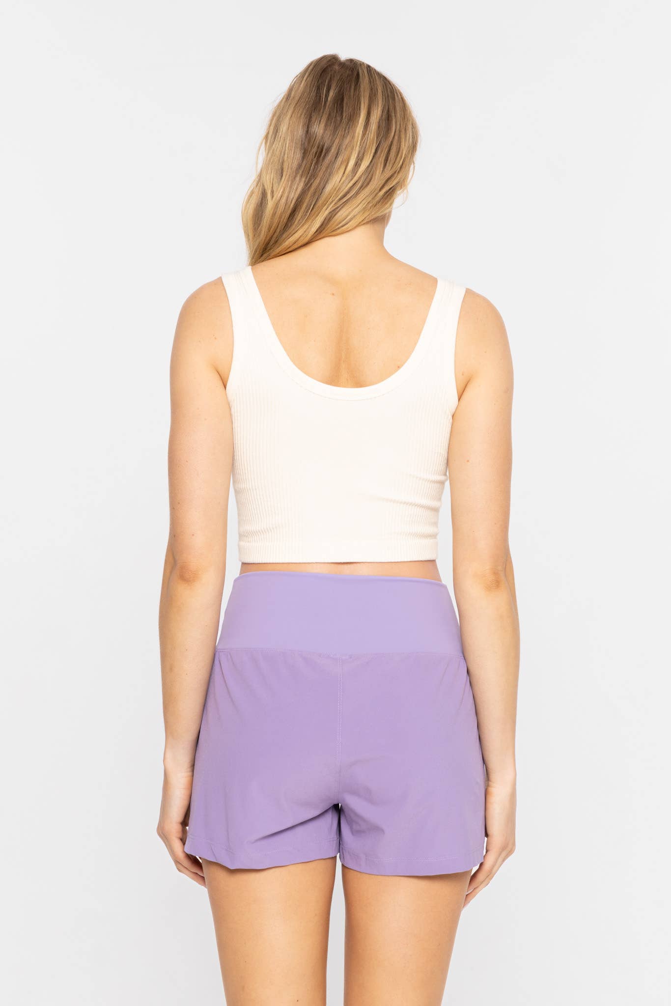 Ribbed Seamless Cropped Tank Top