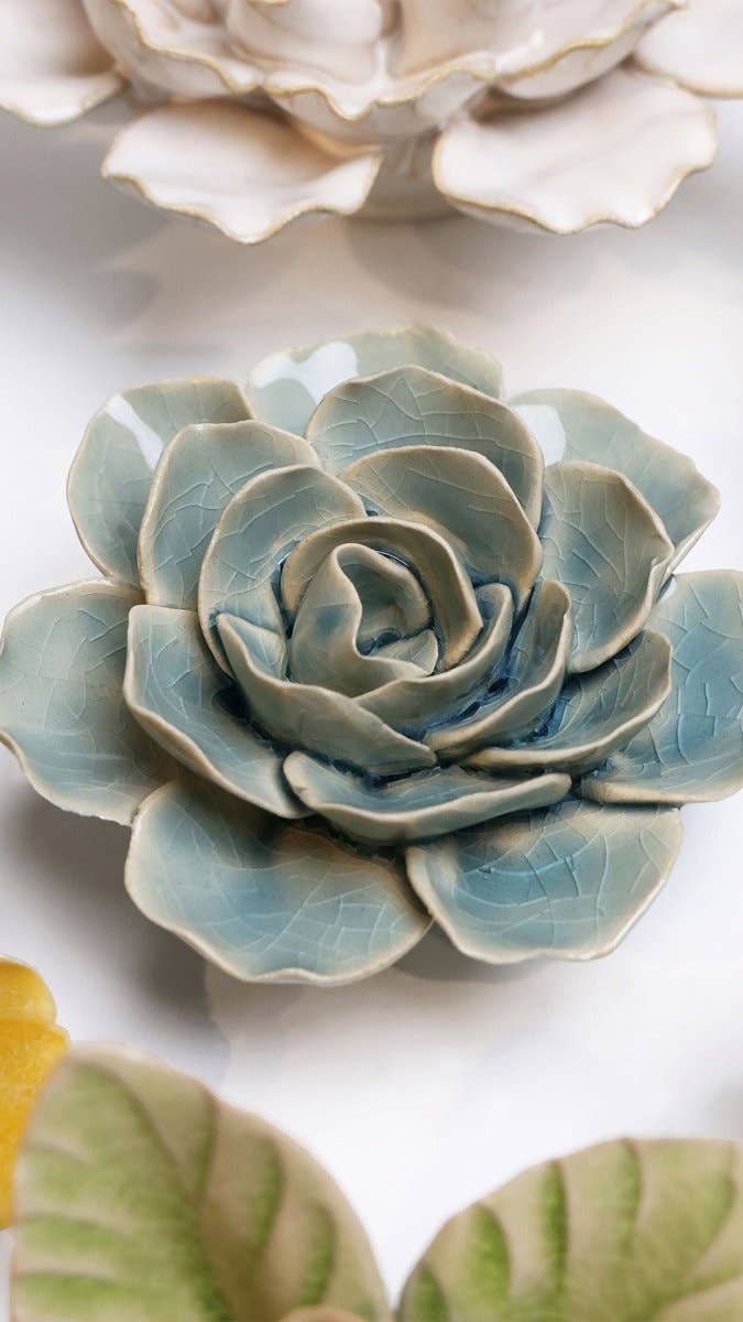 Christmas 2026 Ceramic Flowers Gift Box Home Decor