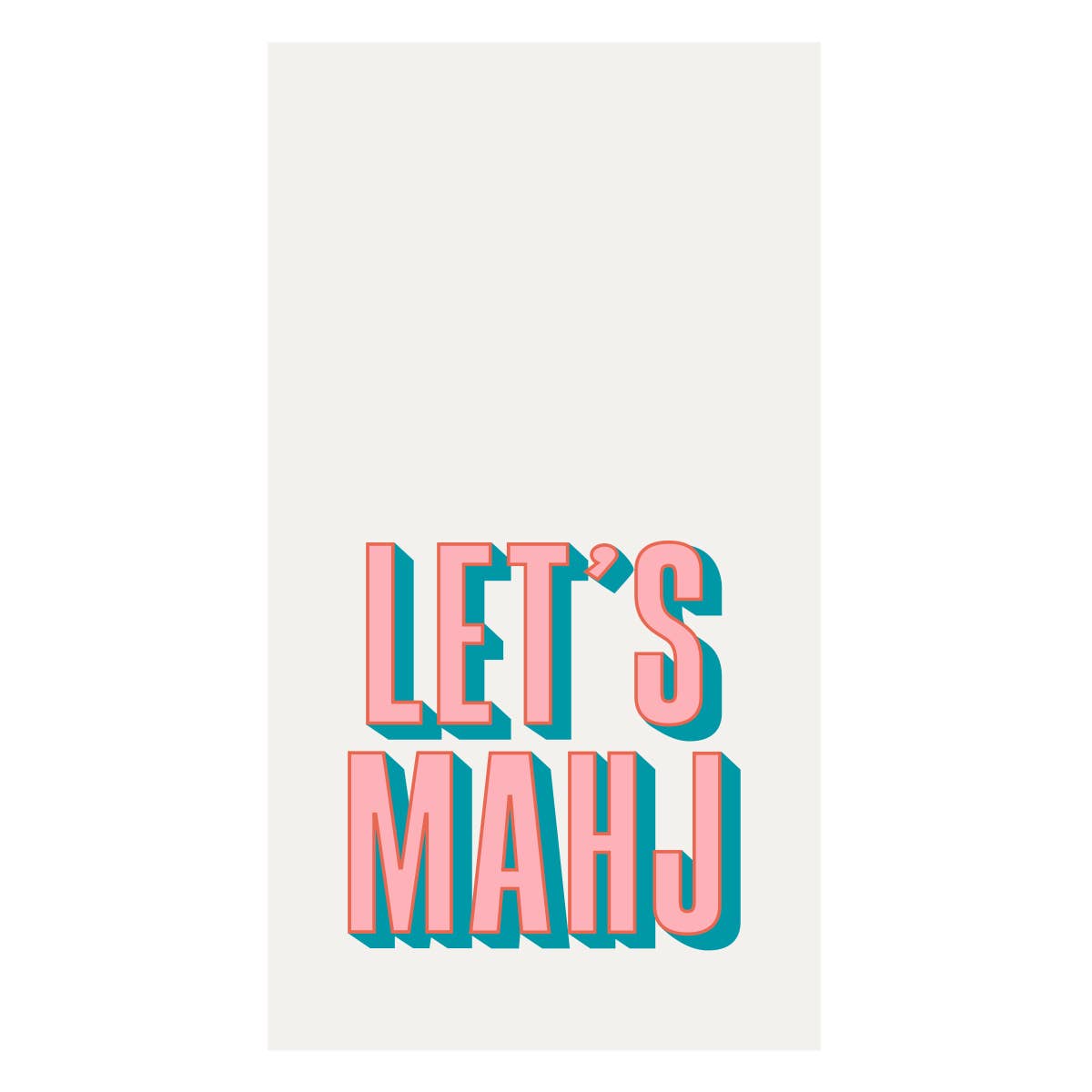 Mahjong Paper Guest Towels | Let's Mahj 24 ct