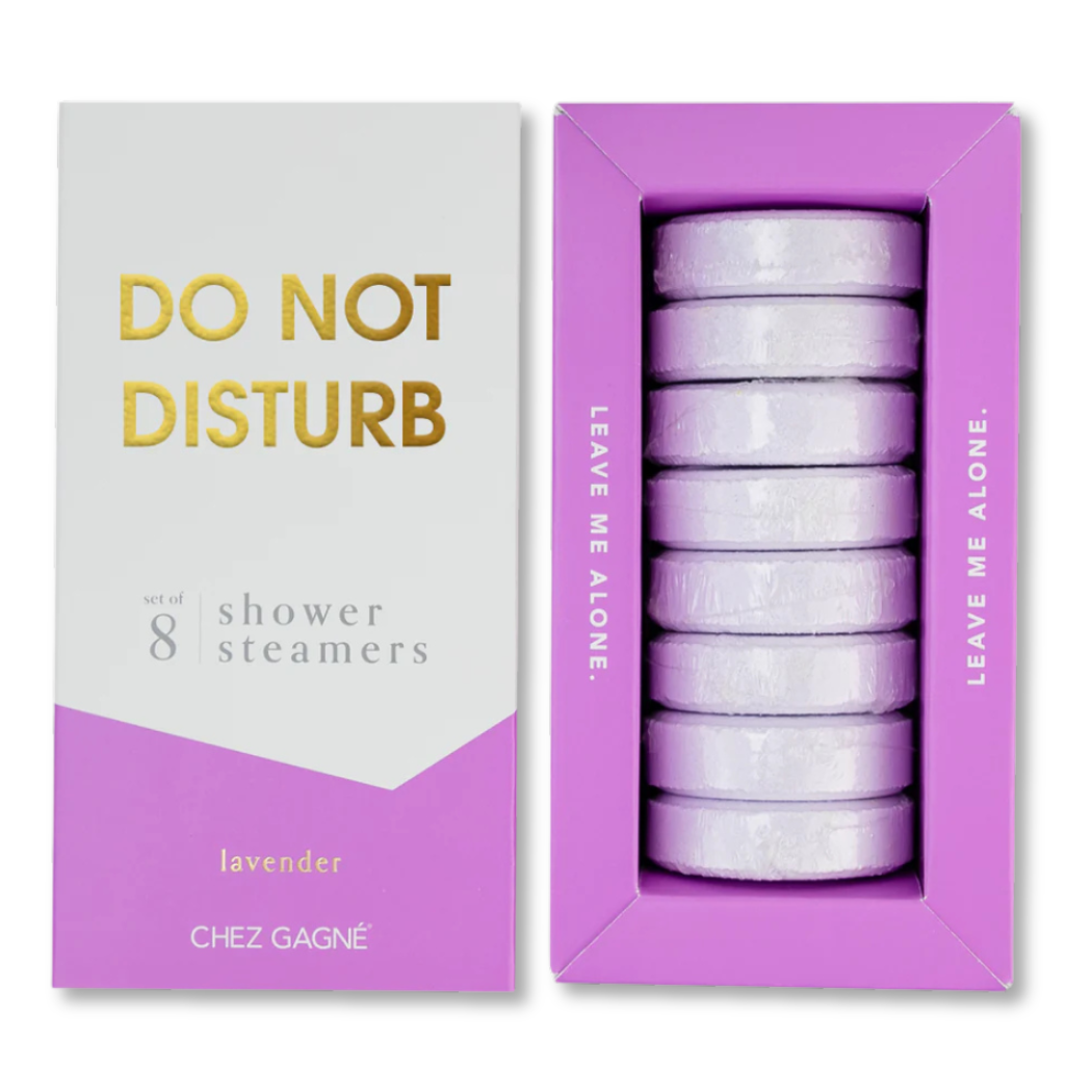 Do Not Disturb Shower Steamers - Lavender -  Set of 8 Tabs