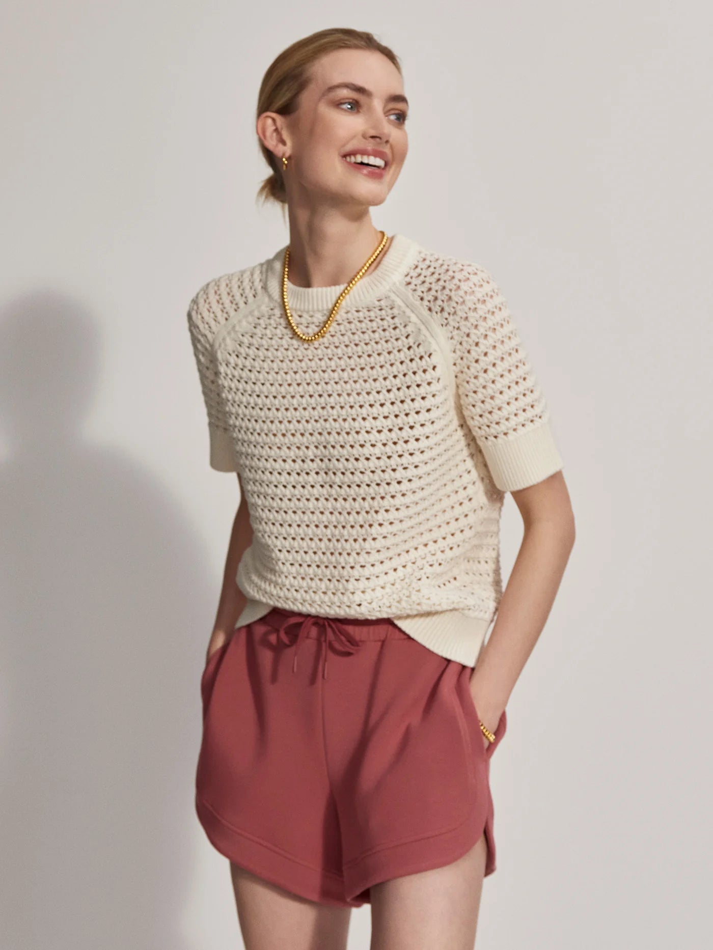 Alva Knit Top - Egret | Modern Summer Essential