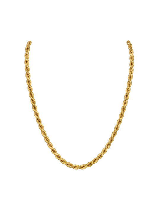 Corded Necklace - Gold