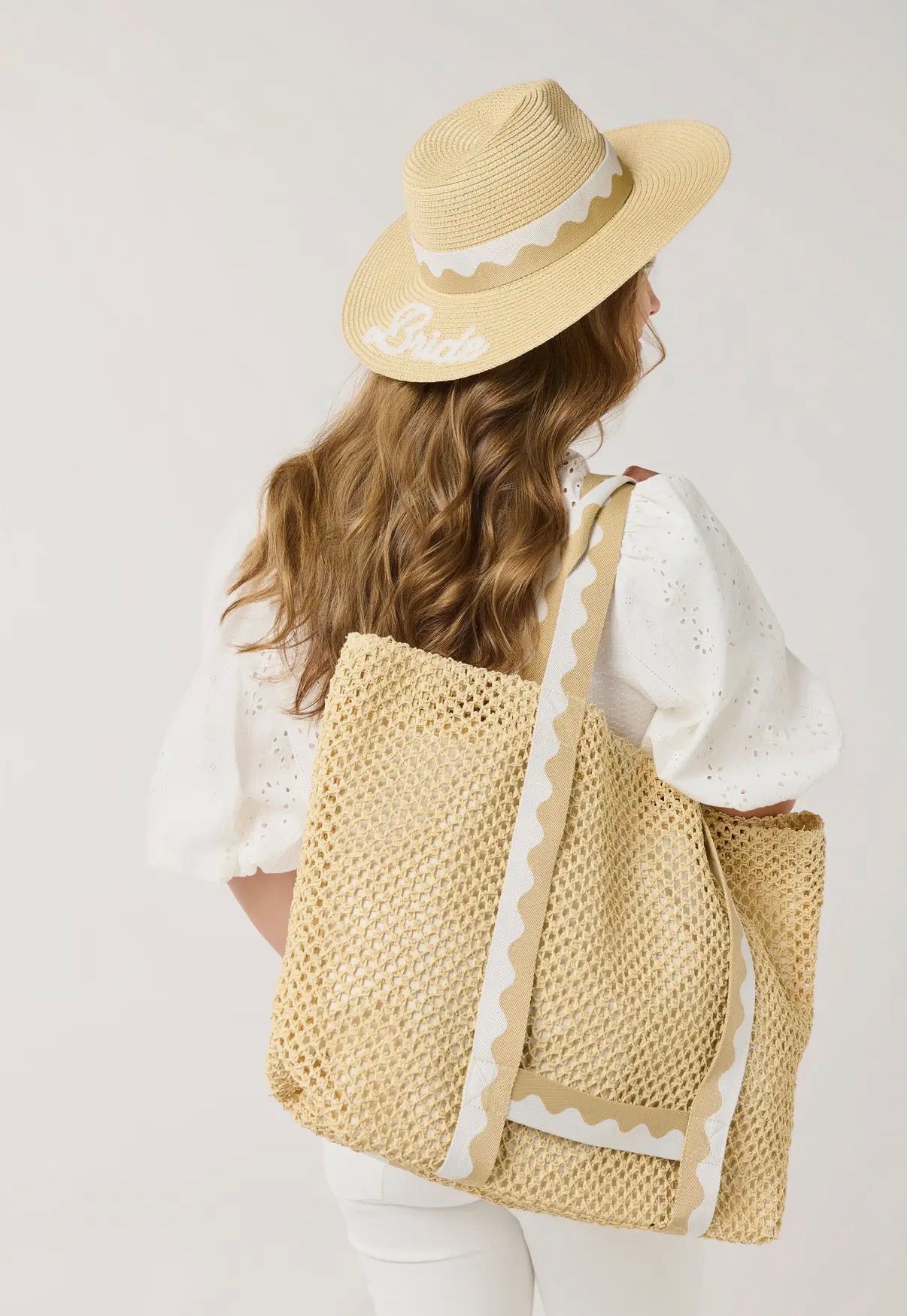 Bride Hat and Tote Set