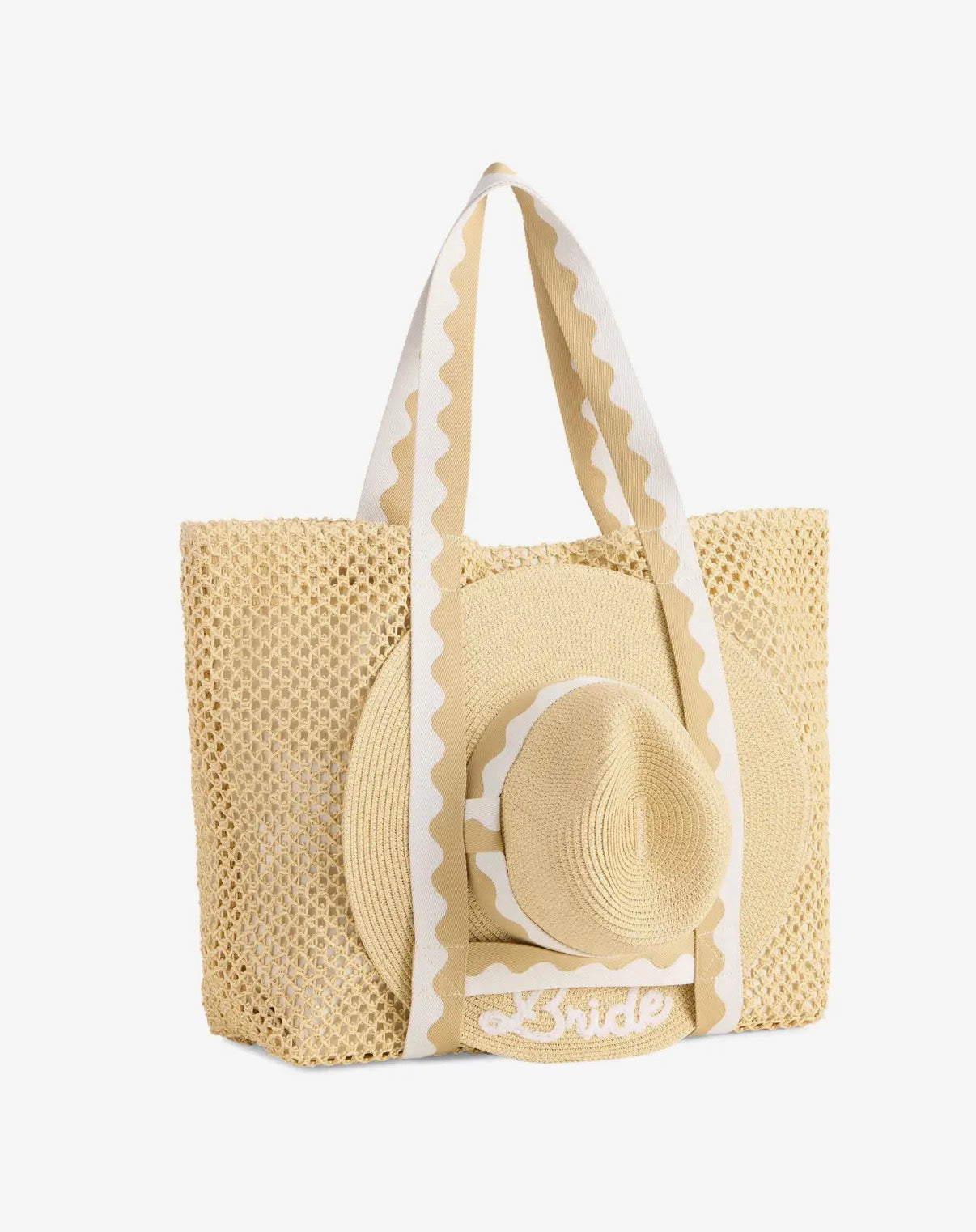 Bride Hat and Tote Set