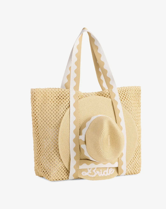 Bride Hat and Tote Set