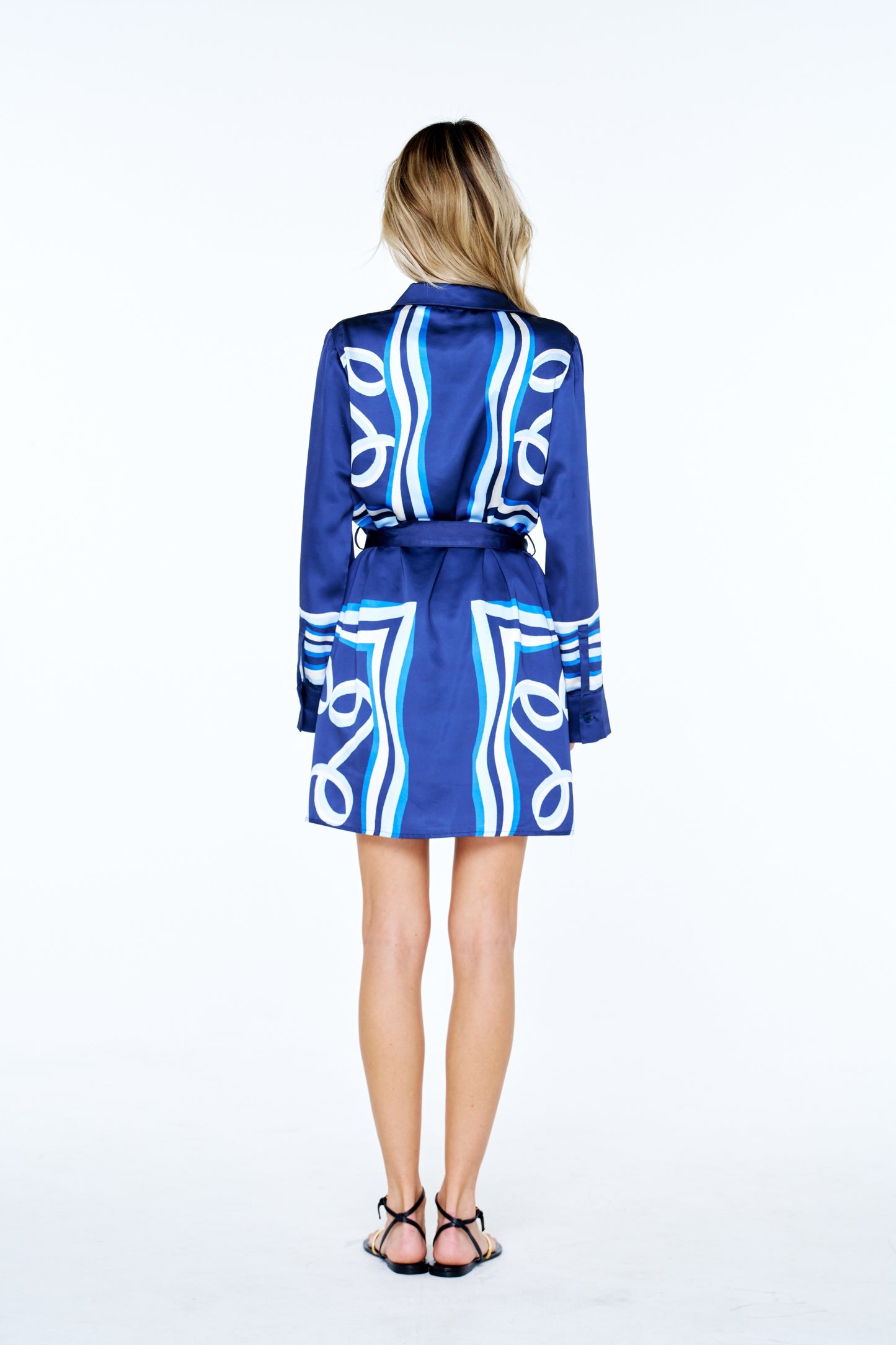 Jaxie Printed Shirt Dress